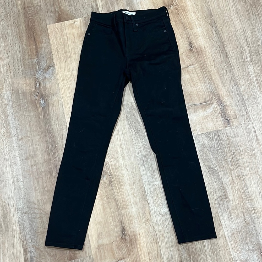 Madewell 9” Mid-Rise Skinny Black Jeans